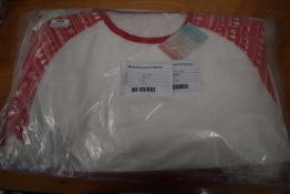 *6x Men’s Red & White Christmas Pyjama Sets Size: XL RRP: £86.40