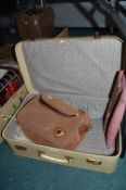 Vintage Case, Bowling Ball Bag, and a Handbag