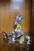 5x Beswick Birds