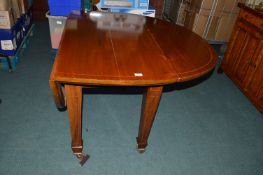 Period Mahogany Oval Extending Dining Table