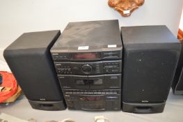 Sanyo 10 Disc Cassette Audio System