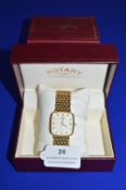 Rotary Quartz Wristwatch with Packaging