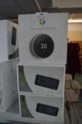 *3x Google Nest Learning Thermostats