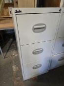 *Silverline Metal Three Drawer Foolscap Filing Cab