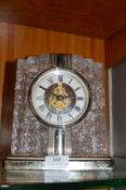 Rythm Quartz Glass Mantel Clock