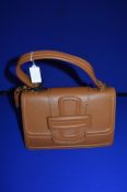 Visona California Caramello Italian Leather Shoulder Bag