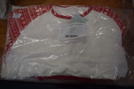 *4x Women’s Red & White Christmas Pyjama Sets Size: 10