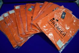 *12x of Premier Uniforms Orange Aprons