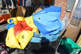 *Pallet of Salvage Inflatable Water Slides and Pools, etc.