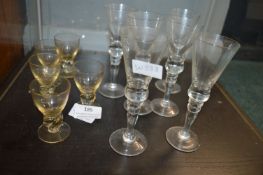 Wine and Liqueur Glasses