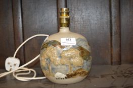 1970’s Studio Pottery Lamp Base