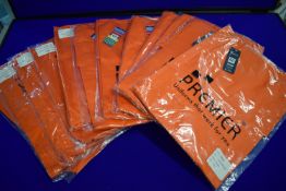 *12x of Premier Uniforms Orange Aprons