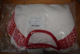 *5x Men’s Red & White Christmas Pyjama Sets Size: M