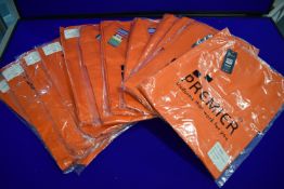 *12x of Premier Uniforms Orange Aprons