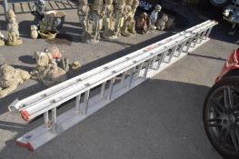 Clima Extending Aluminium Ladder 3.5m to 6.3m