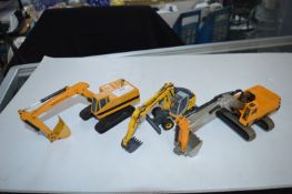3x Diecast Diggers Including Joal etc.