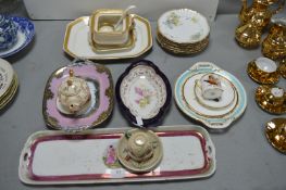 Vintage Pottery Plates and Dishes, etc.