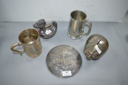 Metal Moneyboxes, Tankards, and a Noddy & Big Ears Plaque