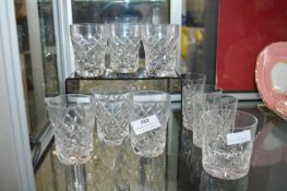 Cut Glass Lead Crystal Tumblers