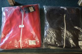 2x Kid’s Hooded Onesies Size: 9-10 years (1x red, 1x black)