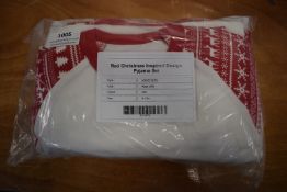 6x Infant’s Red & White Christmas Pyjama Set Size: 6-12 months RRP: £37.50