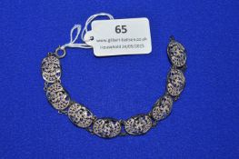 Continental Silver Filigree Bracelet