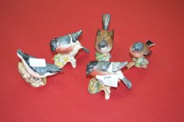 5x Beswick Birds