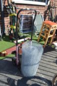 Folding Sack Barrow and a Roll of Chicken Wire