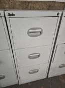 *Silverline Metal Three Drawer Foolscap Filing Cab