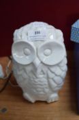 Electric Owl Lamp