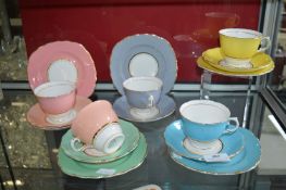 5x Colclough Retro Trios