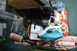 Assorted Electricals Including Pure DAB Radio, Hair Stylers, etc.