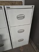 *Silverline Metal Three Drawer Foolscap Filing Cab