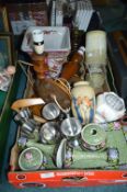 Vintage Pottery Lamps, Vases, etc.
