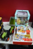 Toy Tractor, Toy Air Fryer, and a Paint by Number Set