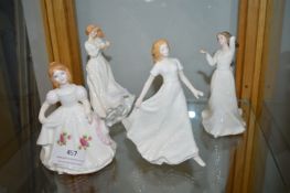 4x Small Royal Doulton Figurines