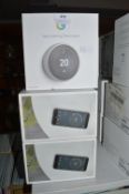 *3x Google Nest Learning Thermostats