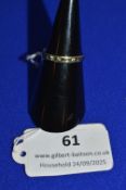 9ct Gold Ring ~1.6g (missing one stone)