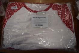 *5x Women’s Red & White Christmas Pyjama Sets Size: 8