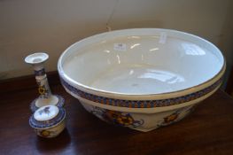 Large Wash Bowl etc.