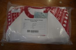 6x Infant’s Red & White Christmas Pyjama Set Size: 6-12 months RRP: £37.50