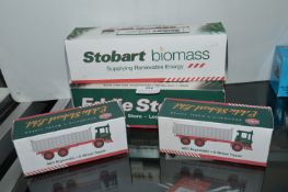 4x Eddie Stobart Diecast Model Trucks
