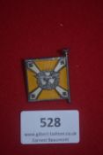 WHW miniature flag badge in the form of a Luftwaffe Fliegertruppe (aviator troops) standard,
