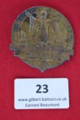 A German Kraft durch Freude (Strength Through Joy) Oktoberfest badge, Munich 1934, large circular