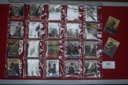 A large collection of WHW cardboard matchbox-style booklets. Themes include Der Führer macht