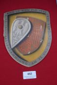 A German WWII WHW 2nd Reichsstrassensammlung 1941/42 set of miniature shields, pressed metal with