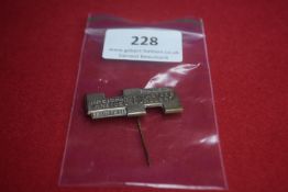 Bronze stickpin commemorating the Kreisparteitag des Kreises Burgdorf, dated 2–3 June 1934, with