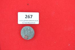 A German WWII-era membership badge, zinc construction. Reverse marked 