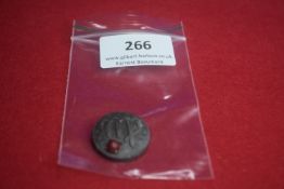 Circular Metal Commemorative Badge “September” – A circular pressed metal badge decorated with