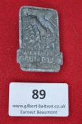 A German Third Reich Day Badge, greyed pressed metal issue for Westmark Gautag 1938, Neunkirchen,